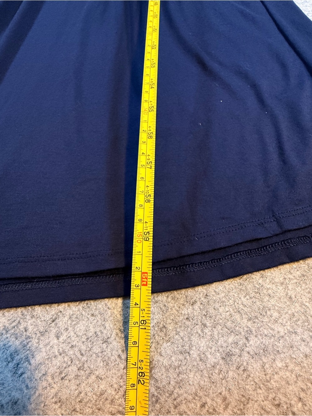 Zenana Outfitters Navy Blue Extra Long Maxi Dress Large Pockets Stretch - Picture 8 of 8